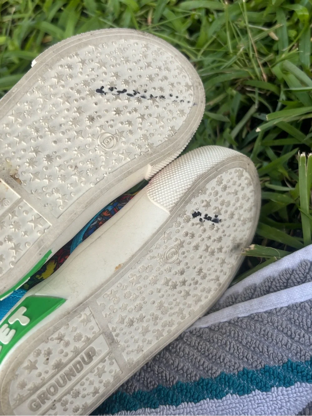 Kids Slip-On Canvas Shoes with Colorful Character Print - Blue Trim Sesame  6